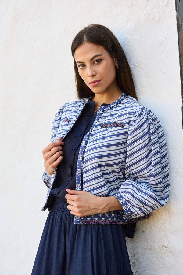 STRIPED JACKET FEDERICA