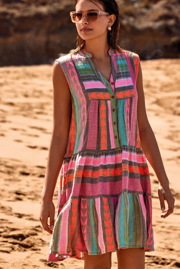 SLEEVELESS SHIRT DRESS PENELOPE
