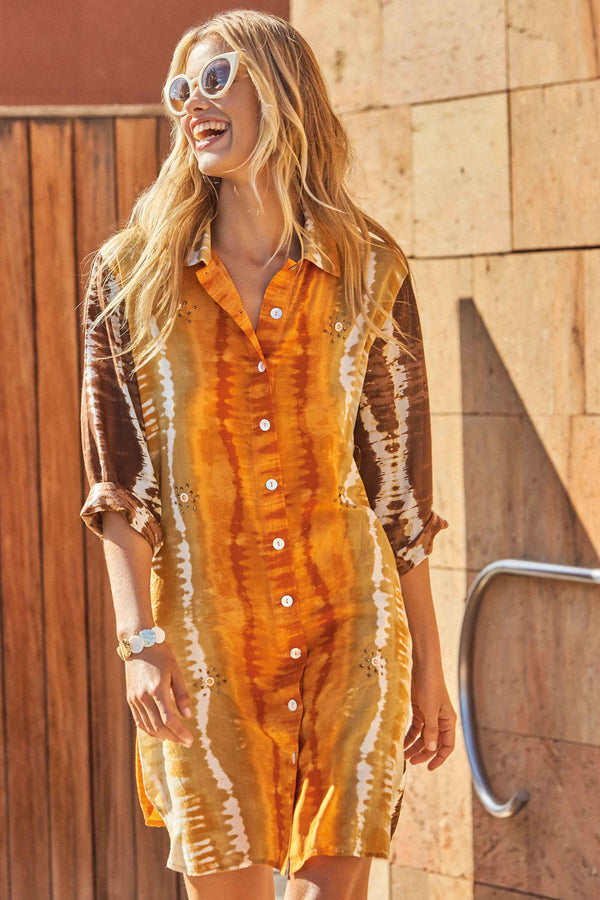 BATIK SHIRT DRESS ROMINA
